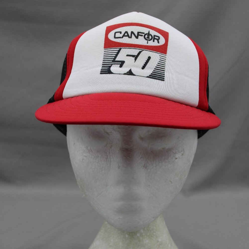 Vintage Logging Hat - Canfor 50 Trucker Hat - Adult Snapback